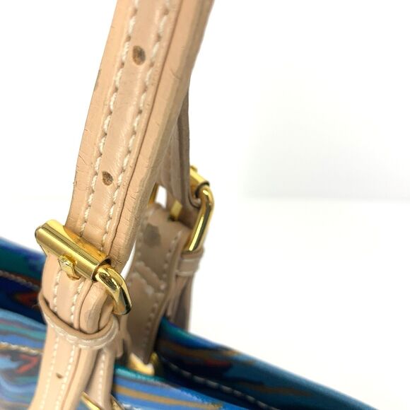 Sakroots Artists Circle Coral Reef Zippered Tote Bag Coated Canvas - Picture 6 of 8